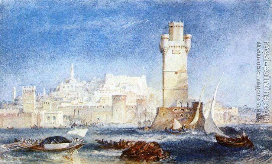Joseph Mallord William Turner : Rhodes,for Lord Byron's Works